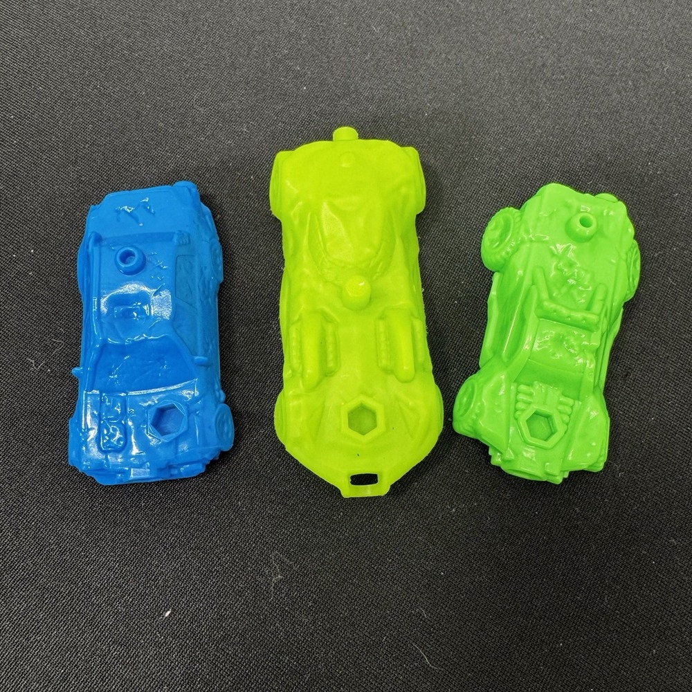 Set Of 3 Hot Wheels Connect and Crash Cars for Monster Trucks Toy Pickup Truck